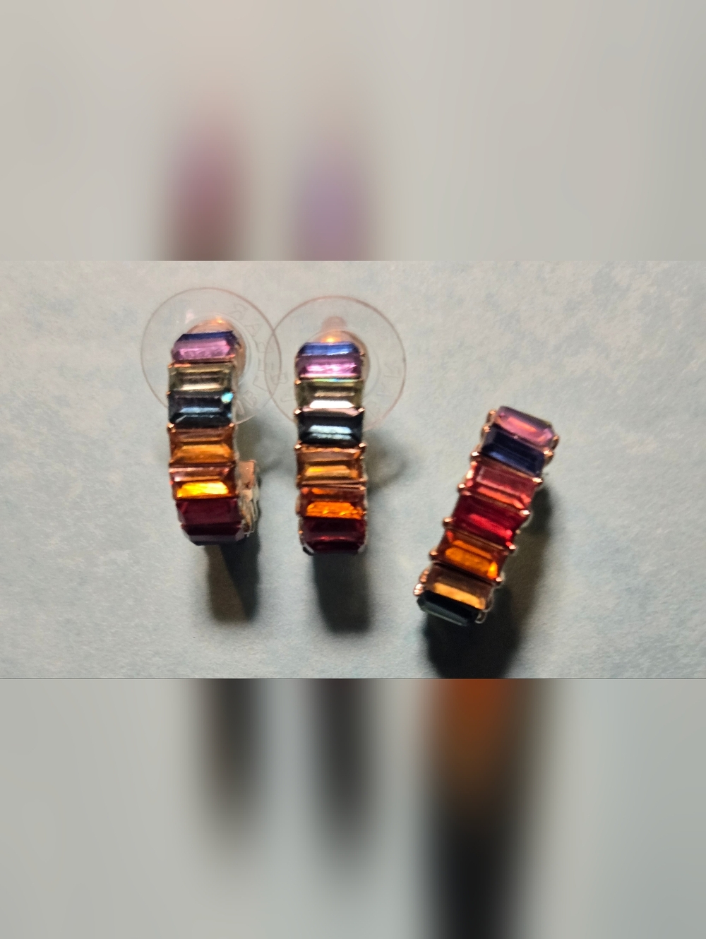 BaubleBar Alidia Ear Cuff & Hoop Earring Set - Picture 3 of 9